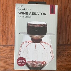 Rabbit Wine Aerator with Stand